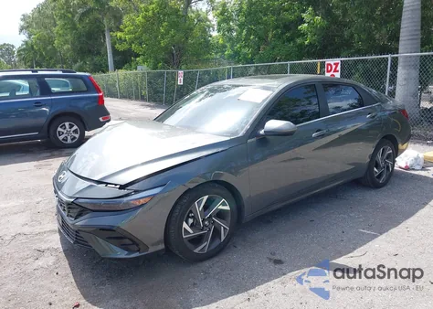 2025 Hyundai Elantra Sel Convenience из США, поврежденный, VIN KMHLS4DG2SU883919